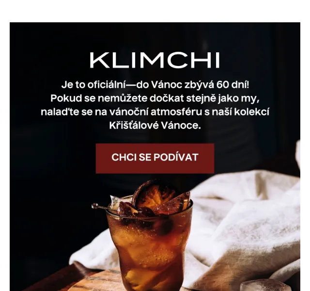 KLIMCHI: Ručně foukané sklo a sklenice – červenec 2026 | Nuslet.cz