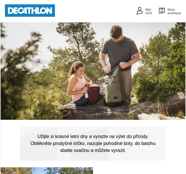 DECATHLON: Outdoorové vybavení na léto – červenec 2026 | Nuslet.cz
