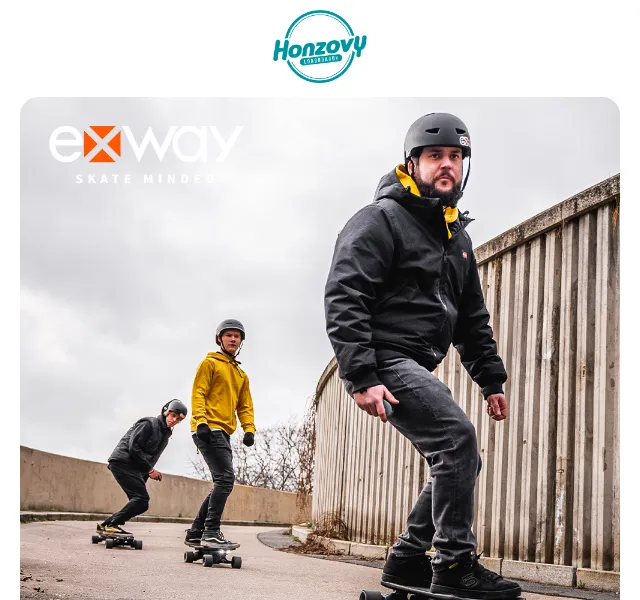 Honzovy Longboardy: Elektrické longboardy Exway se slevou až 31 % – červen 2026 | Nuslet.cz