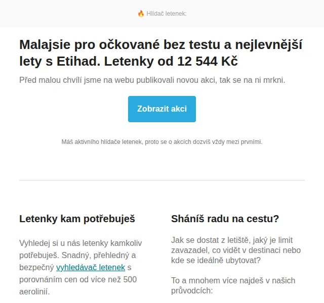 Cestujlevne.com: Malajsie pro očkované bez testu – letenky od 12 544 Kč – červen 2026 | Nuslet.cz