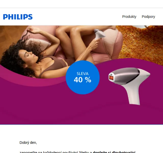 Philips: Lumea BRI950/01 se slevou 40 % – červen 2026 | Nuslet.cz