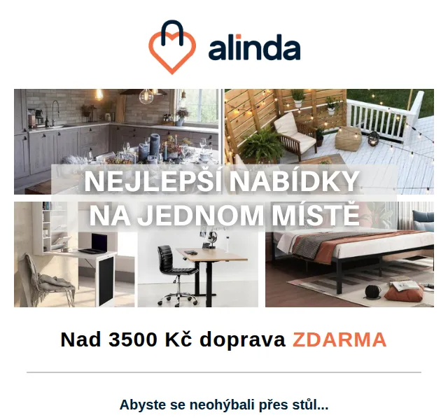 Alinda.cz: Výškově nastavitelný stůl a kancelářská židle – červen 2026 | Nuslet.cz