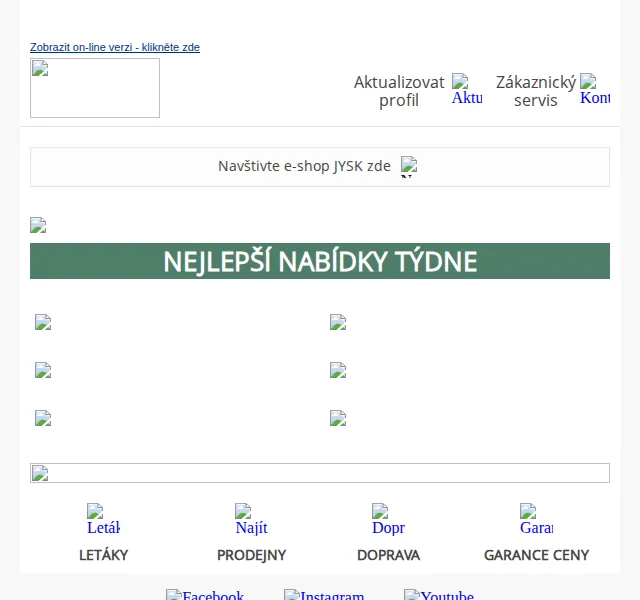 JYSK: Slevy na nábytek a bytové doplňky – červenec 2026 | Nuslet.cz