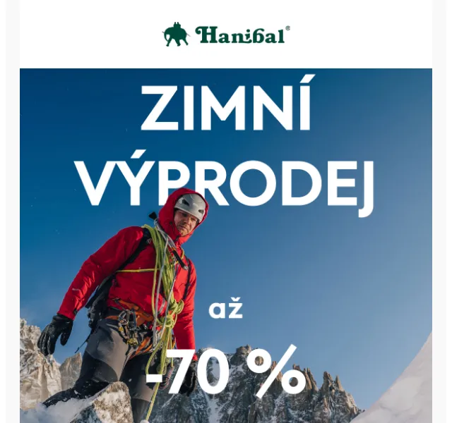 Hanibal: Zimní výprodej se slevami až 70 % – červenec 2026 | Nuslet.cz
