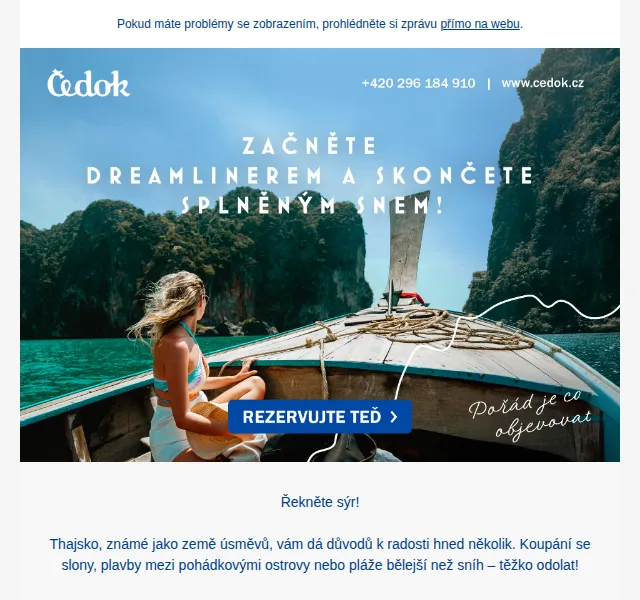 Čedok: Thajsko s Business Light Class – červenec 2026 | Nuslet.cz