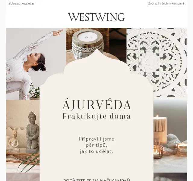 Westwing: Ájurvéda pro domácnost – červen 2026 | Nuslet.cz