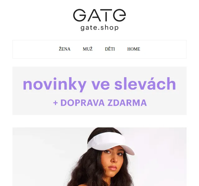 Gate.shop: Módní výprodej – šaty, pantofle, sukně od 138 Kč – červen 2026 | Nuslet.cz