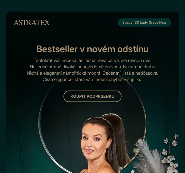 Astratex.cz: Spacer 3D Lady Grace New – červen 2026 | Nuslet.cz