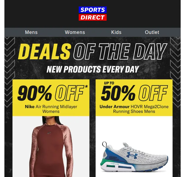 Sportsdirect.com: Sleva až 50 % na top značky – červen 2026 | Nuslet.cz