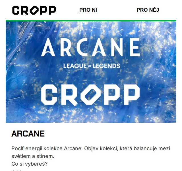 Cropp: Nová kolekce ARCANE – červen 2026 | Nuslet.cz