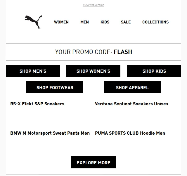 PUMA: až 50 % + 20 % extra sleva FLASH SALE – červenec 2026 | Nuslet.cz