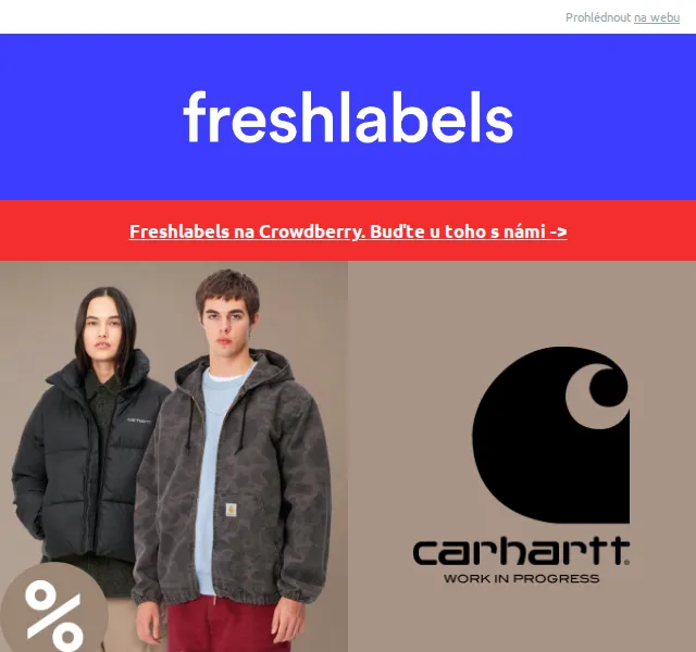 Freshlabels: Zimní bundy Carhartt WIP, Patagonie a Fjällräven ve slevě – červenec 2026 | Nuslet.cz