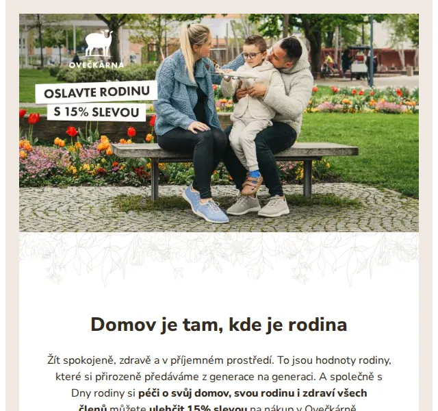 Ovečkárna: Dny rodiny s 15% slevou – červen 2026 | Nuslet.cz
