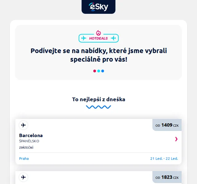 eSky: Letenky do Barcelony od 1409 Kč – červenec 2026 | Nuslet.cz