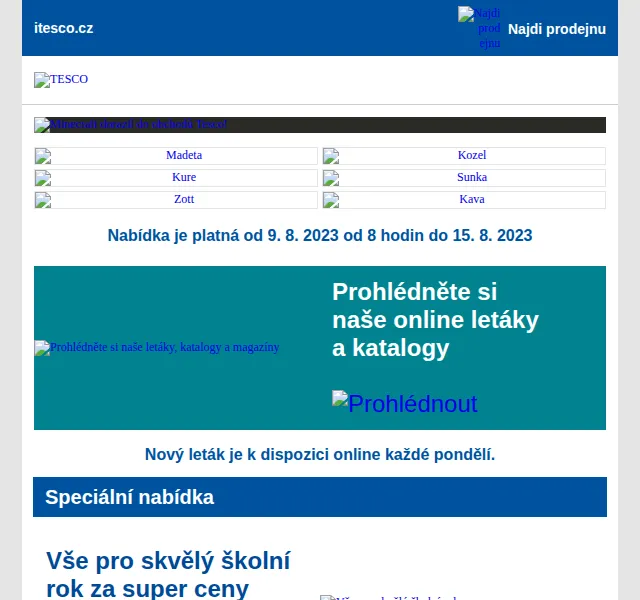 Tesco: Minecraft a školní potřeby v akci – červen 2026 | Nuslet.cz