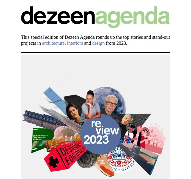 Dezeen Daily: Nejlepší architektura a design 2023 – červen 2026 | Nuslet.cz