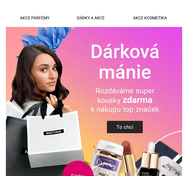 Notino: dárky k nákupu parfémů a kosmetiky – červen 2026 | Nuslet.cz