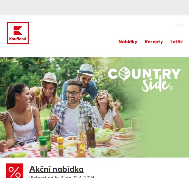 Kaufland: Zahradní posezení Countryside – duben 2026 | Nuslet.cz