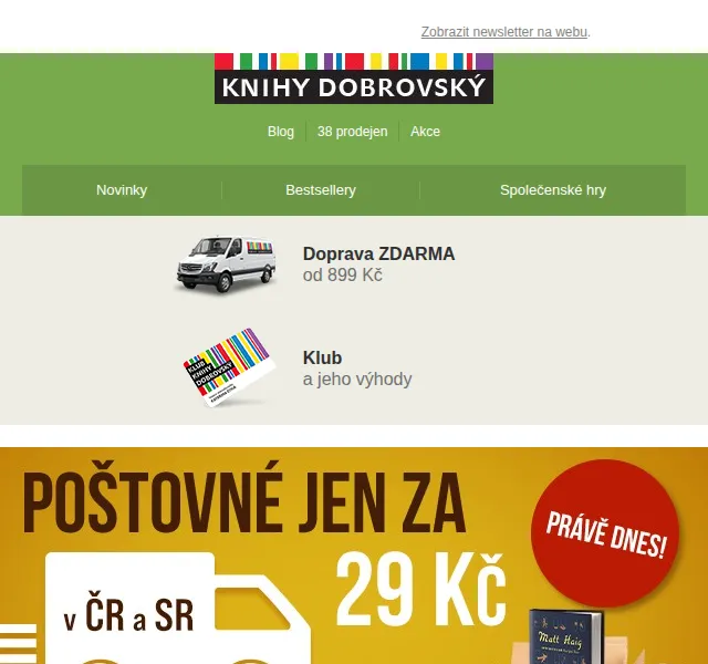 KnihyDobrovsky.cz: Balíčky za 29 Kč – březen 2026 | Nuslet.cz