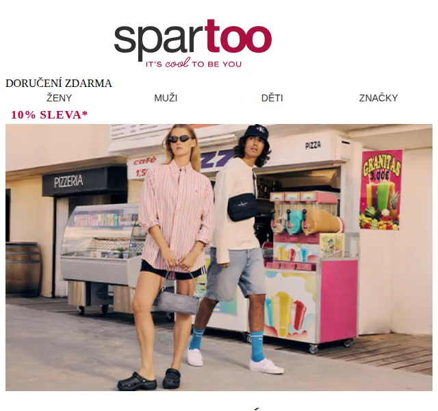 Spartoo: okamžitá sleva 10 % na obuv – červen 2026 | Nuslet.cz
