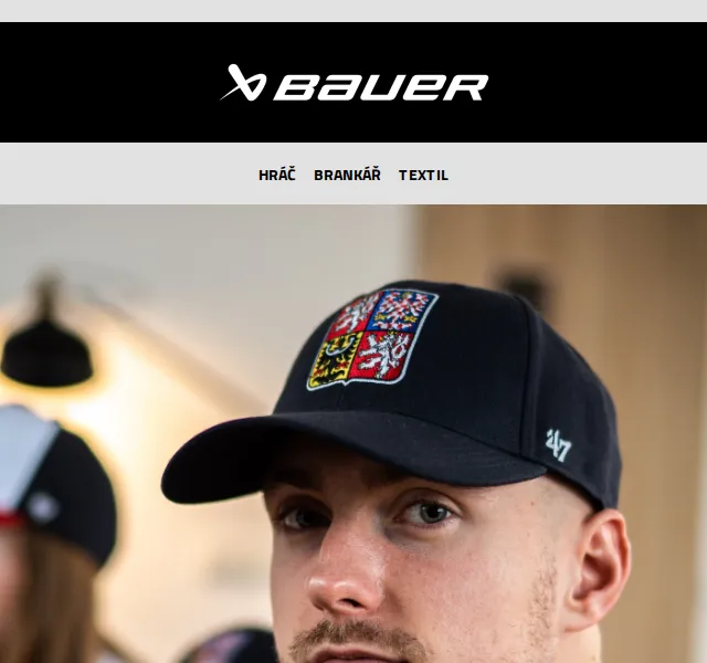 Bauer Hockey Česko: Sleva 15 % na čepice s národním znakem – červenec 2026 | Nuslet.cz