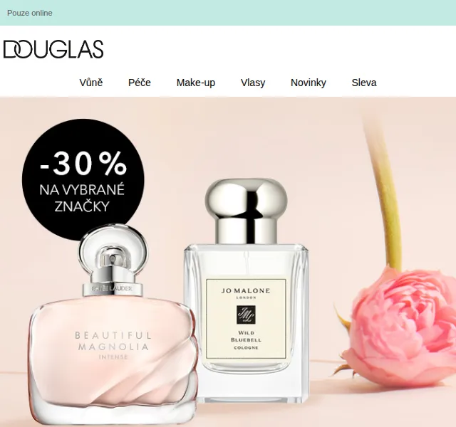 Douglas CZ: 30% sleva na Jo Malone, Tom Ford a další – červenec 2026 | Nuslet.cz