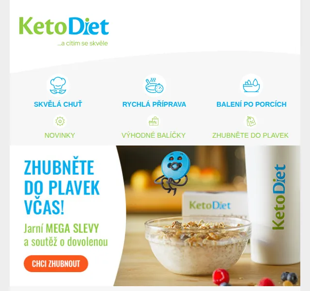 KetoDiet: Jarní MEGA slevy až 50 % – červen 2026 | Nuslet.cz
