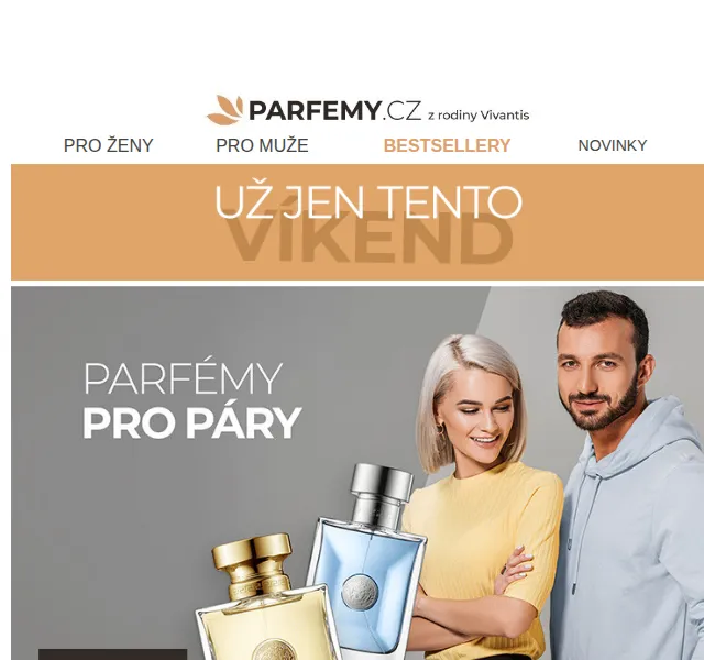 Parfemy.cz: Pánské parfémy od 219 Kč – červen 2026 | Nuslet.cz
