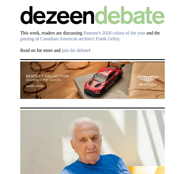 Dezeen Daily: Nejdůležitější debata týdne – červenec 2026 | Nuslet.cz