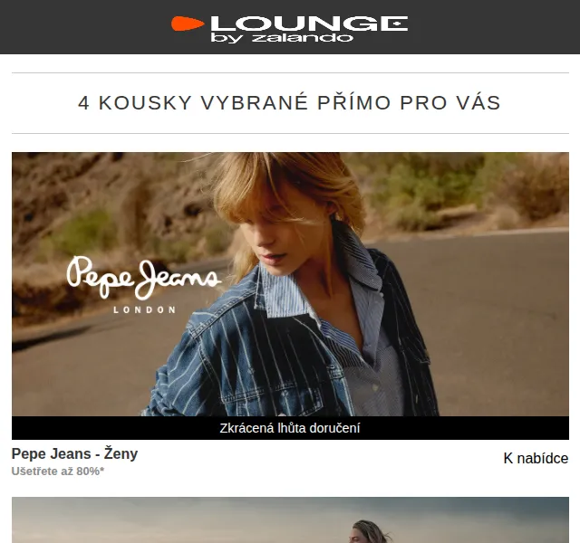 Lounge by Zalando: Pepe Jeans, Didriksons & Calvin Klein – červen 2026 | Nuslet.cz
