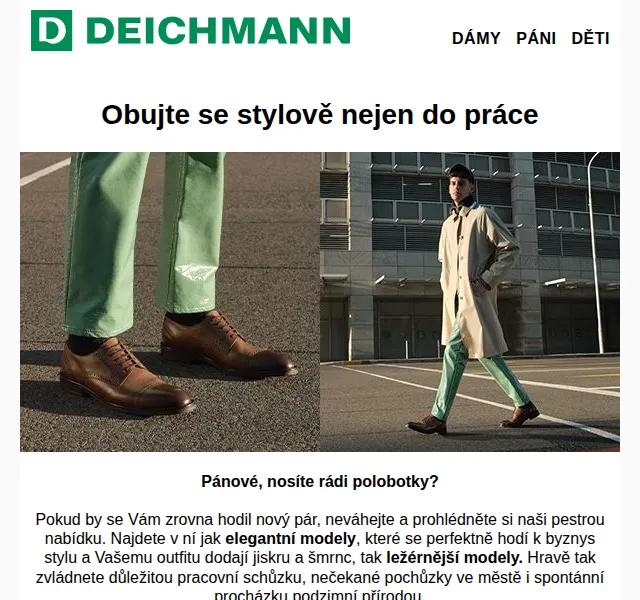 DEICHMANN: Stylové polobotky – červenec 2026 | Nuslet.cz