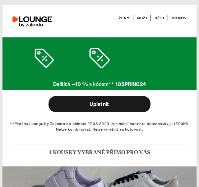 Lounge by Zalando: U.S. Polo Assn., ASICS, EA7 – slevy až 75 % – červenec 2026 | Nuslet.cz