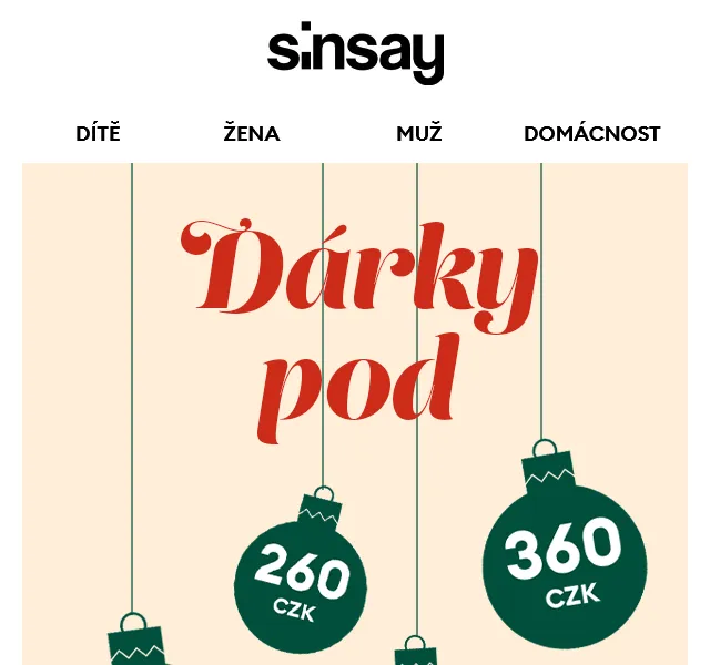 Sinsay: Dárky na sv. Mikuláše za nejlepší ceny – červen 2026 | Nuslet.cz