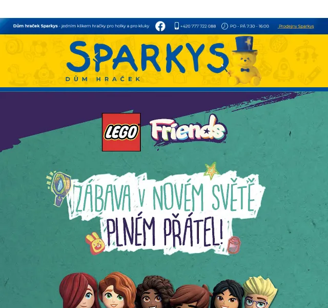 Sparkys: LEGO® Friends sleva – červen 2026 | Nuslet.cz