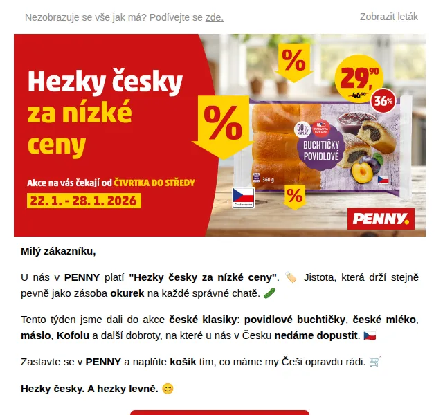 Penny: České klasiky v akci – červen 2026 | Nuslet.cz