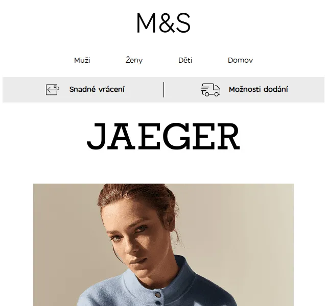 Marks and Spencer: Jaeger nová kolekce jaro/léto – červen 2026 | Nuslet.cz