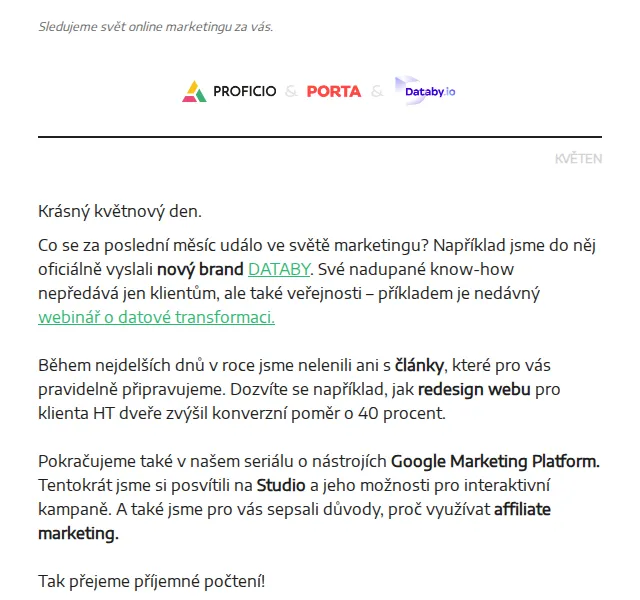 PROFICIO tým: Redesign webu HT dveře + 40 % konverzí – červen 2026 | Nuslet.cz