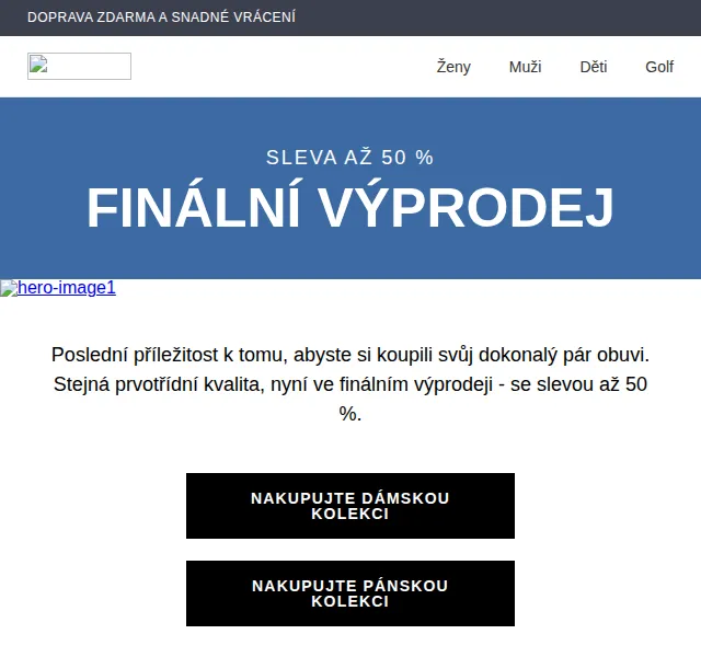 ECCO: finální výprodej se slevou až 50 % – červen 2026 | Nuslet.cz