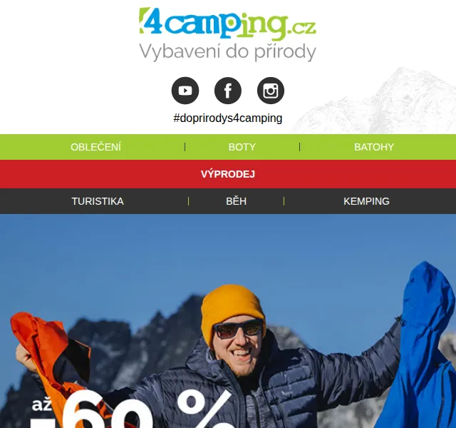 4camping: Podzimní bundobraní – slevy až 60 % – červen 2026 | Nuslet.cz