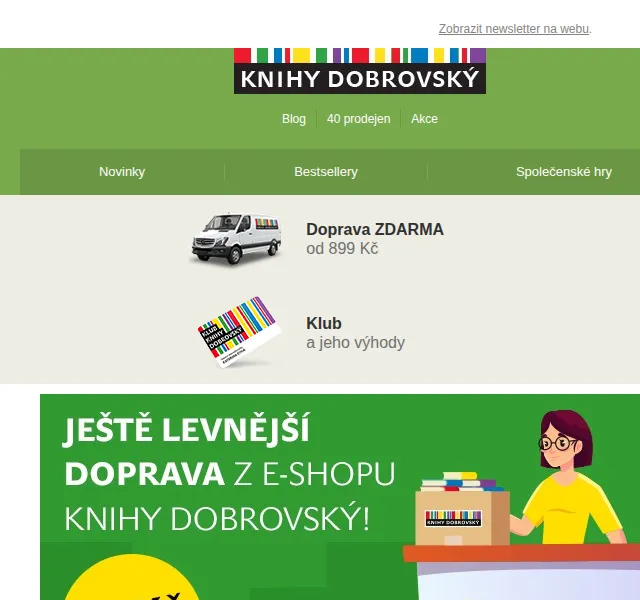 KnihyDobrovsky.cz: Poštovné za 24 Kč – červenec 2026 | Nuslet.cz