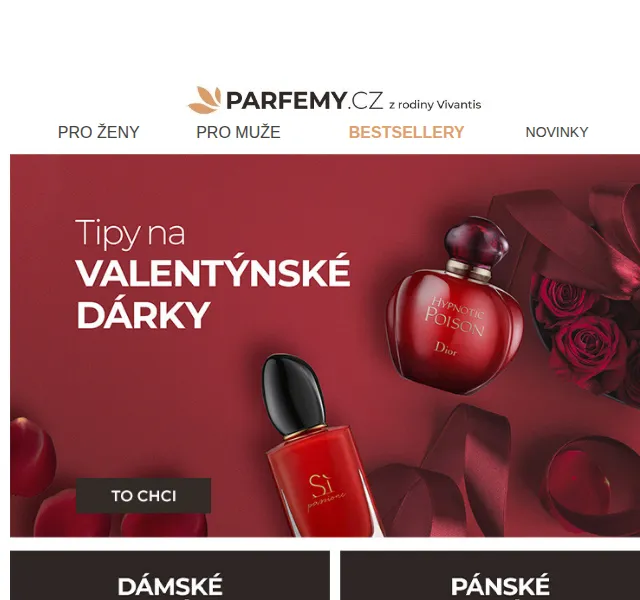 Parfemy.cz: Sada parfémů se slevou 20 % – červen 2026 | Nuslet.cz
