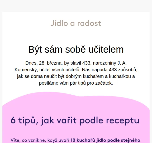 Jídlo a radost: Tipy na vaření podle profíků – červenec 2026 | Nuslet.cz