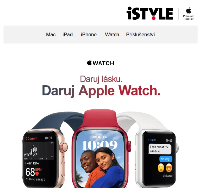 iSTYLE: Apple Watch od 5 490 Kč – červen 2026 | Nuslet.cz