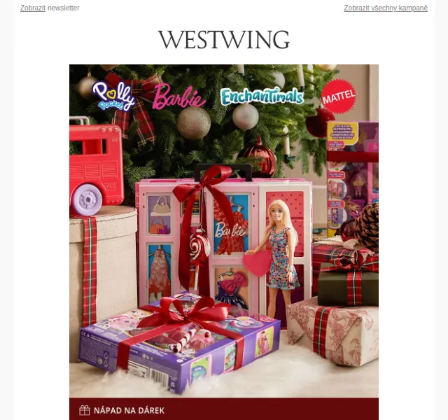 Westwing: Barbie hračky, nábytek Dutchbone a dárky – červen 2026 | Nuslet.cz