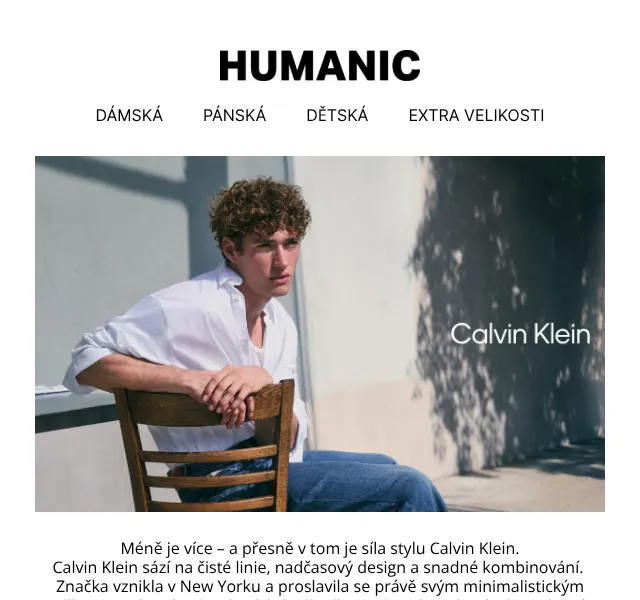 HUMANIC: Calvin Klein sneakers – duben 2026 | Nuslet.cz