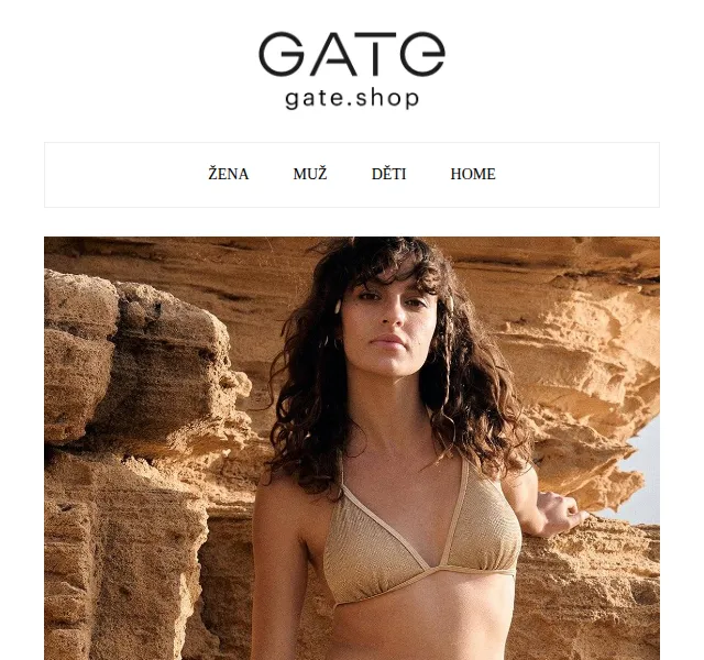 Gate.shop: letní móda od 68 Kč – červenec 2026 | Nuslet.cz
