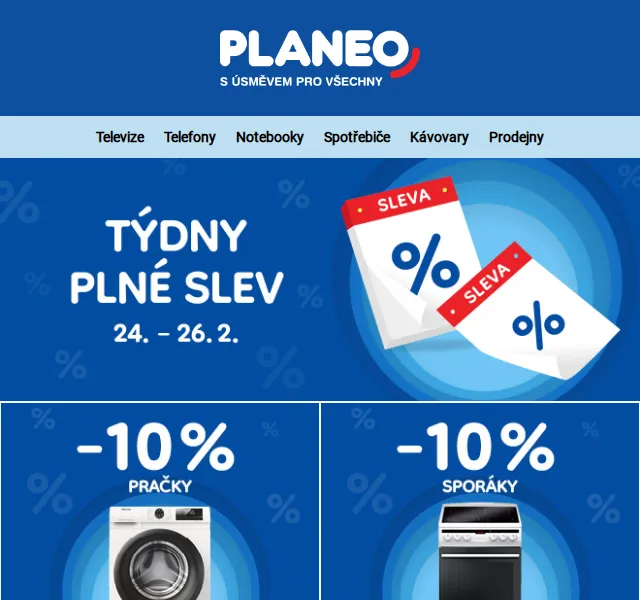 Planeo: Týdny plné slev – do 26. 2. 2023 | Nuslet.cz