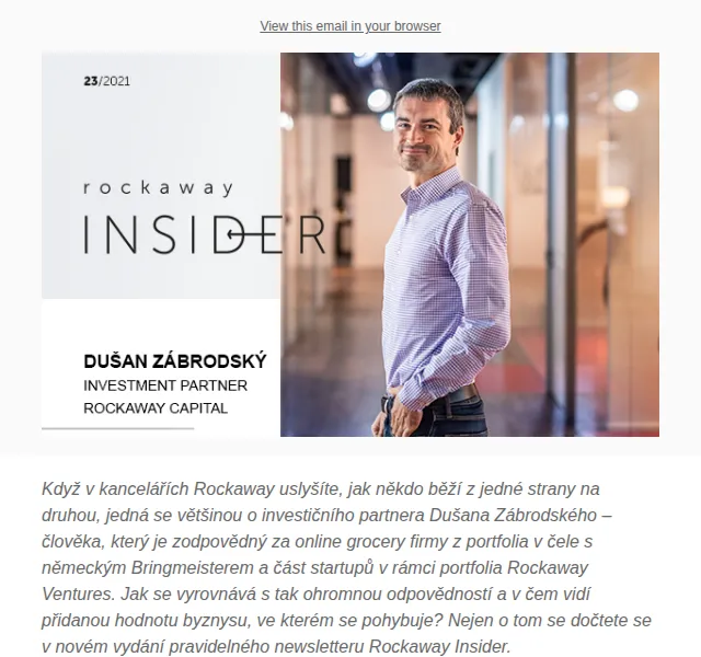 Rockaway Insider: Inspirace z Rockaway Capital – červen 2026 | Nuslet.cz