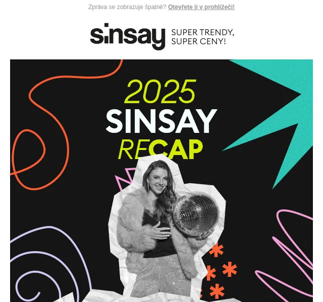 Sinsay: Roční rekapitulace 2025 – sleva a novinky | Nuslet.cz