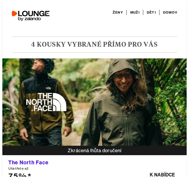 Lounge by Zalando: The North Face, NA-KD, Kennel + Schmenger až 80 % – červenec 2026 | Nuslet.cz